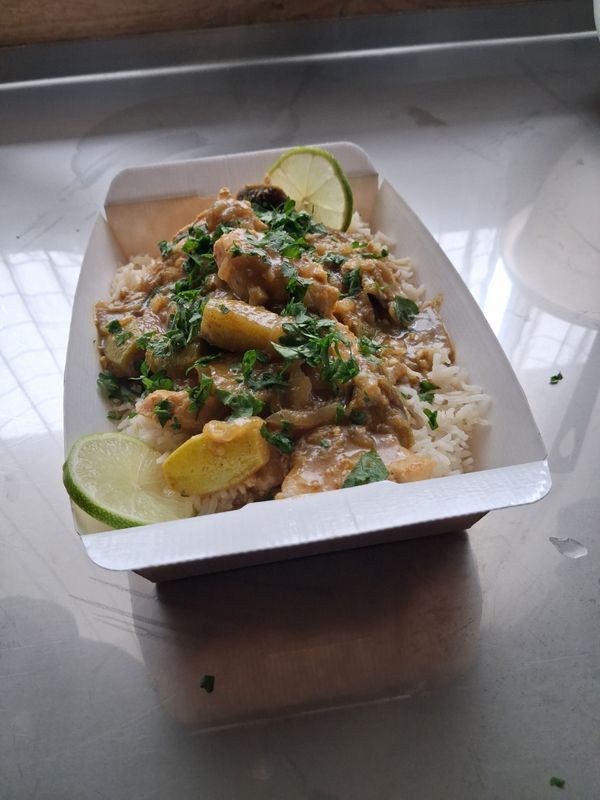 Colombo au poulet + riz basmati